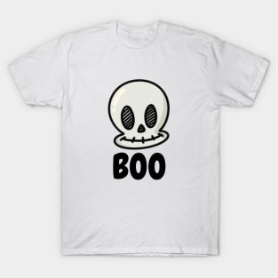 Cute Skull Boo Halloween T-Shirt